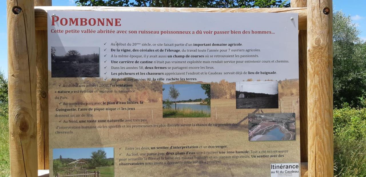 Charmant Logement Avec Piscine แบร์เฌอรัก ภายนอก รูปภาพ