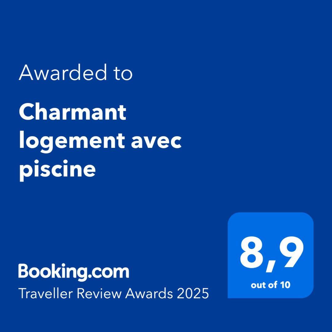 Charmant Logement Avec Piscine แบร์เฌอรัก ภายนอก รูปภาพ